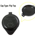 Windshield Washer Fluid Reservoir Cap For Toyota Vehicles Fits Avalon Camry Corolla; flip top design visible