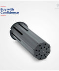 GE Dishwasher Flood Switch Assembly WD21X10519 Replacement Part, Easy Install, gray cylindrical design with slots