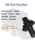 BTH-001 Hydraulic Timing Belt Tensioner OE Replacement Drop-In 14520-RCA-A01 with part numbers and engine diagram