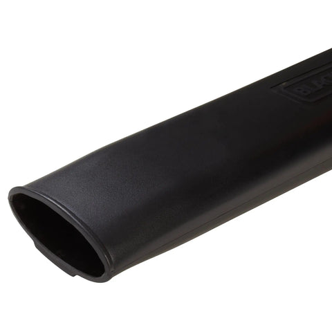 Close-up of the nozzle for Powerful Corded Electric Leaf Blower for Quick Yard Cleanup, showcasing its durable plastic material.