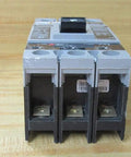 Heavy Duty Hfxd63B150 150 Amp 3 Pole 600 Volt Molded Case Circuit Breaker front view showcasing terminals and durable build.
