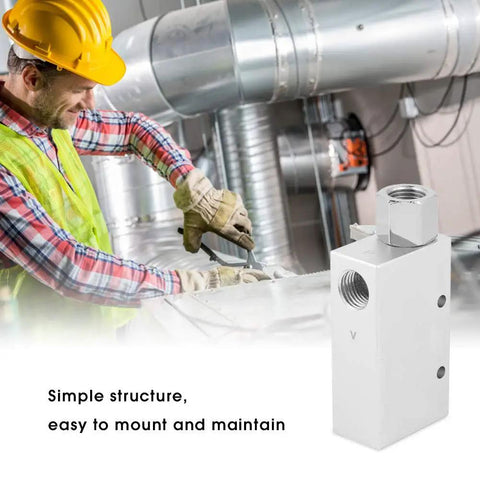 Compact Cv15hs Pneumatic Vacuum Generator Pump With Durable Aluminum Body Delivering High Efficiency Suction Up To 63L Min For Reliable Air Evacuation And Strong Stable Performance In Demanding Industrial Automation Tasks And Heavy Duty Manufacturing