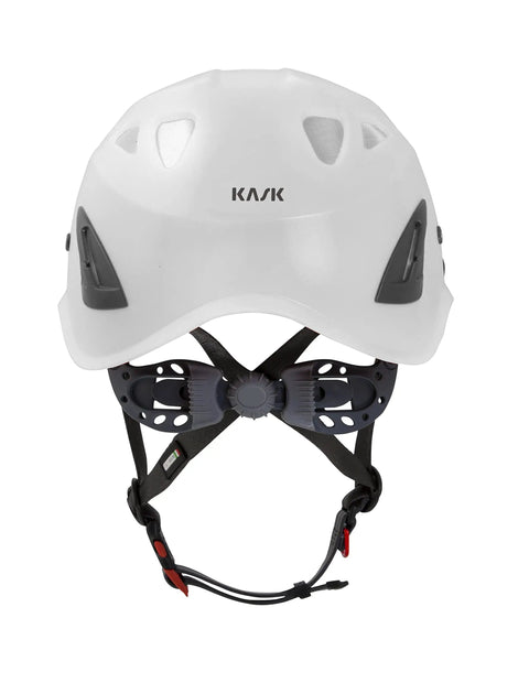 High-Grade Safety Helmet With 2DRY Quick-Dry Liner, ANSI Certified White Work Gear, front view, ABS exterior, nylon headband