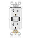 SmartlockPro GFCI USB In-Wall Charger Outlet With 20A Power Type A USB Ports High-Power Charging For Smartphones And Tablets