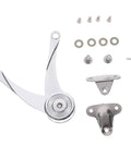 Adjustable Lid Support Hinge For Cabinet Doors With Thickened Rod And Multilayer Plating Easy Install Silver Hydraulic Lift Damper