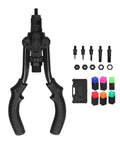 Get The Ultimate Hand Rivet Nut Tool For Serious Metal Repair And Auto Jobs! This Alloy Steel Manual Riveting Gun Comes Loaded With Five M10 Mandrels And Nuts To Secure Your Fasteners Like A Pro Without Breaking The Bank Or Your Fingers.. hand rivet nut tool with M10 mandrels, alloy steel, for auto panel repair