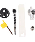 Pro Grade Drill Punch Locator And Vertical Drill Press Jig Kit components for woodworking, versatile attachment for power drill