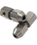 2Pack CNC Stainless Steel RC Flex Collet Coupler Flexible Coupling For DIY RC Boat Submarine, Connects Motor Shaft To Drive Shaft
