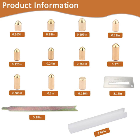 Keyway Rekey Kit For SC1 And SC4 Locks For DIYers And Home Security Upgrades With 50 Bottom Pins Each For Zero Through Nine sizes shown