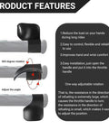 Heavy Hitter Motorcycle Throttle Assist Cruise Controller Handlebar Comfort Palm Grip Accelerator Helper 2 Piece Set features adjustable rotation for comfort.