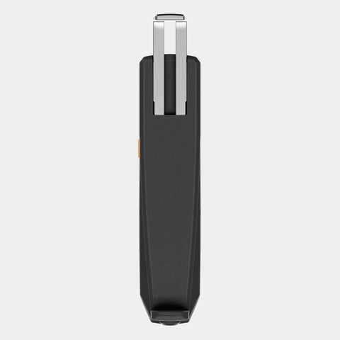 Side view of Wireless Thermal Imaging Camera For iPhone And Android with carrying pouch and USB C cable