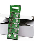 Top Shelf 10 Pack Ag10 Alkaline Button Cell Batteries Delivering Bulletproof 1 5 Volt Energy For Watches Calculators Cameras And Clocks Lr1130 Lr54 compatible, shown in blister pack.