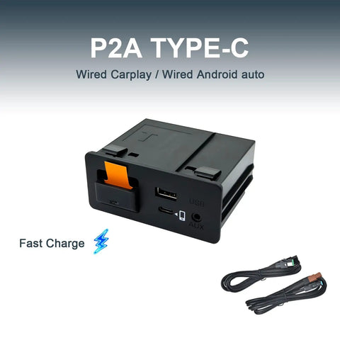 Mazda CarPlay Android Auto Plug-and-Play Wired Hub With Type-C PD Fast Charge, 2024 Upgraded Retrofit Kit For MZD Connect