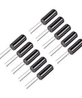 SW-18020P Dope Ordinary Sensitivity Vibration Sensor Switch Pack Of 10 For DIY Electronics, 12V 5mA, black sealed cylinder sensors with two leads