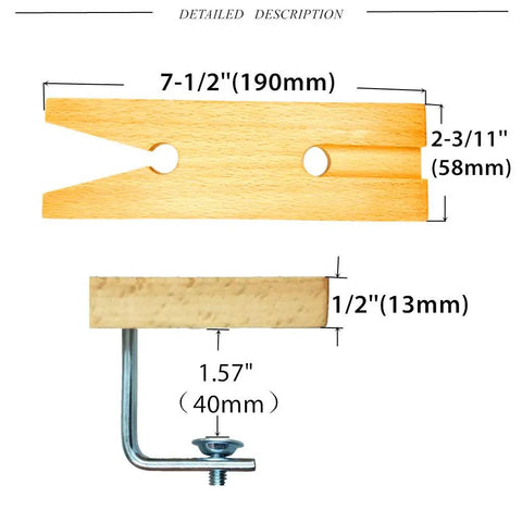 Upgrade Your Workbench With This Bench Pin Clamp Set For V Slot Jewelry Making Pro Grade Hardwood Pin With Steel Clamp Perfect For Drilling Sawing Filing And Finishing Crafts DIY Hobbyists Or Studio Use Model JZ V 1