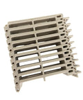 Heavy Duty Desktop Cable Organizer With Server Rack Tray Clips And Sturdy Wire Holder To Ditch Cord Chaos and Keep Your Workspace Slick And Straight Up Organized, beige wire clip structure.
