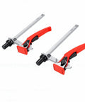 Heavy Duty Bench Dog Clamp Set For 25 By 32 Inch Dog Holes Quick Ratchet Woodworking Clamps In CRV Steel Construction
