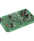 Hands On Oscilloscope Tutor Kit For Electronics Learners With AC Signals, Rectified Waveforms, Ripple And Astable Oscillator, 9-12VAC, 100mA, Soldering Not Required, Ultra Compact 4.6 By 2.9 By 0.9 Inch Lab Aid, showing components and layout.