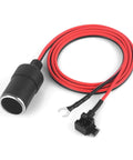 12V Add A Circuit Fuse Tap Adapter For Car Cigarette Lighter With 3.3 Ft 1 m 18 AWG Cable And Fuse Holder Easy Install