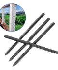 Heavy Duty Stainless Steel Cable Railing Fittings With Threaded Wire Rope End Terminals for deck stair installation screws.