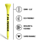 Premium Bamboo Golf Tees 3.25 Inch Tall 18 Pack with Eco-Friendly Features and Flip Open Pack