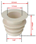 2 Inch Skimmer Cone Adapter Cuff For In Ground Pools Fits 2 Inch Suction Port Only Connects Automatic Pool Cleaner Or Vacuum Hose To Skimmer