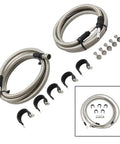 Heavy Duty Stainless Steel Fuel Line Kit For Chevy Silverado 1500 2004-2008 Super Tough Rust Resistant Direct OEM Fitment Ultimate Upgrade, two hoses and clamps