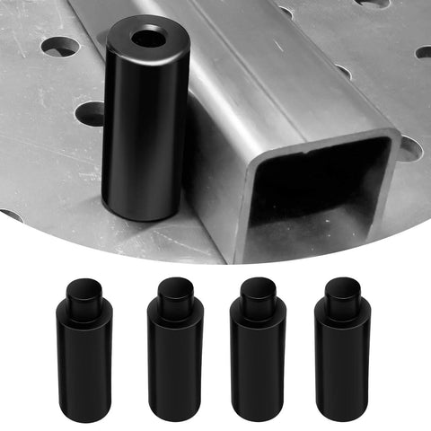 Built Tough Fixture Pin 5/8 Inch By 1 Inch Press Fit For Welding Tables Cryogenically Treated Carbon Steel Black Zinc Plated