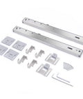 Two Pack Stainless Steel Barn Door Soft Close Mechanism For Flat Track With Adjustable Weight Up To 160 Pounds Universal Compatibility