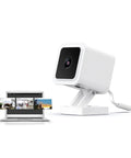 Indoor And Outdoor Plug In Smart Security Camera With AI Motion Alerts WiFi Home Surveillance IR Color Night Vision with laptop