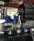 Close-up of Heavy Duty Six Axis CNC Spring Machine Delivering Straight Up Reliable Wire Forming Power for spring fabrication.