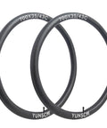 Beefy Heavy Duty 700C Bike Tubes Two Pack Fits 700X35C To 700X43C 622 Bead Seat AV32mm Schrader Valve visible in package