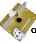 Heavy Duty Rustproof Aluminum Router Table Insert Plate For Woodworking Pros With A Smooth Operator Finish; 240x200mm.