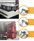 Beefy Heavy Duty Drawer Slides 500lb Capacity With 3 Fold Ball Bearing Rails Full Extension Side Mount 54 Inch Length, overview