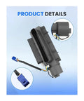 Vent Duct Damper Flap For Front Load Washers WH16X29509 Replacement Quick Fit And Humidity Control Regulates Tub Vent Airflow To Prevent Moisture BuildUp Durable Laundry Appliance Part For Efficient Drying And Longevity. gray plastic washer vent damper with wiring