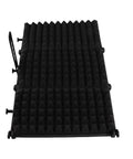 Foldable Soundproof Recording Panel With Abs And Eva Foam Acoustic Treatment Stand Mount Vocal Booth Panel, 255x138mm black foam.