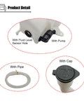 Windshield Washer Reservoir Replacement Fits Toyota Tacoma 1998 1999 2000 2001 2002 2003 2004 OEM Grade Includes Pump 85315-04060 8531504060 TO1288184 Easy Install Durable Washer Fluid Tank Upgrade with sensor hole, pump, cap, and hose.