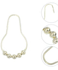 15 Piece Gold Metal Shower Curtain Hooks With Beads Decor Rings Glide Rollers For A Bathroom Curtain Hanging