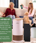 HF450 VP Pro Grade Filter Value Pack With EcoSilver Pre Filter And Coconut Carbon Odor Control And True HEPA Replacement.