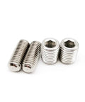 Stainless Steel Hex Socket Set Screws Kit M2.5 M2 M3 M4 M5 M6 M8 DIN 913 Flat Point Grub Screws 304 A2 70 Grade 50 Pieces Each For All Your Mechanical Fastening Indoor Outdoor Projects, stainless steel grub screws