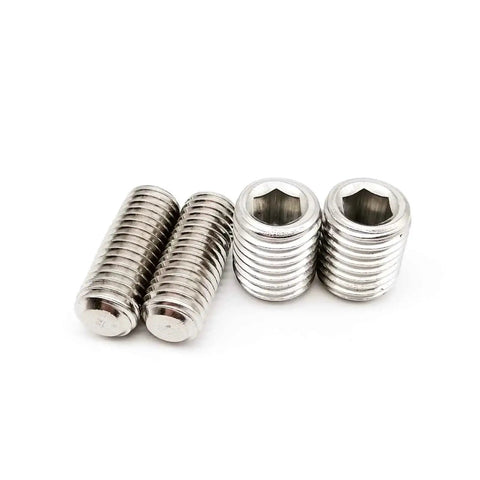 Stainless Steel Hex Socket Set Screws Kit M2.5 M2 M3 M4 M5 M6 M8 DIN 913 Flat Point Grub Screws 304 A2 70 Grade 50 Pieces Each For All Your Mechanical Fastening Indoor Outdoor Projects, stainless steel grub screws