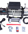 Heavy Duty 12000 Lb Electric Winch for Off Road Trucks, Jeep, And Suv with steel cable and remote control