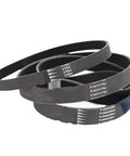 5Rib Drive Belt For PJ 405J 410J 415J 420J 425J 430J 435J 440J 445J 450J 455J Series, black ribbed belt coiled