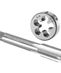 Five Eighth 18 UNF Tap And Die Set Right Hand Machine Thread Tap And Round Die With Straight Fluted Design for precise threading
