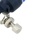 Close-up of Compact Quick Connect Air Hose Fittings Set 5 Pack 6mm Tube to M5 Male Thread Push in Connectors with control valve