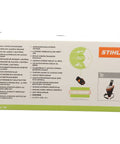 GTA 26 Cordless Wood Cutter Set With AS 2 Battery And AL 1 Charger, orange box packaging with product features and branding