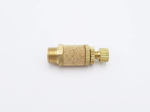 Heavy Duty Brass 1/8 Inch Male Npt Pneumatic Muffler Exhaust Throttle Air Filter for industrial noise reduction