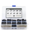 Dupont Connector Kit 2.54mm Pitch Single Row Male Headers With Crimp Pins for 3D Printer and FPV Jumper Wires in case