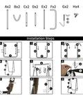 Installation guide for Hammock Chair Stand With Hanging Swing Chair Included For Indoor Outdoor Use Weather Resistant