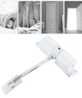 Auto Double Spring Door Closer For Shed, Garage And Office, Self Closing Aluminum Alloy Closer in white finish